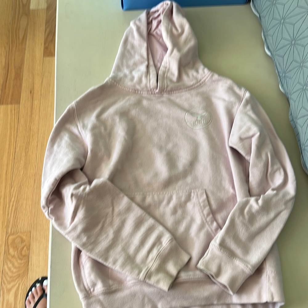 Pink hoodie
